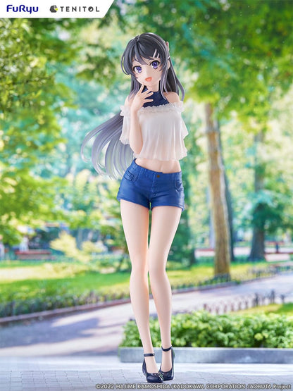 Rascal Does Not Dream of Bunny Girl Senpai Tenitol PVC Statue Mai Sakurajima 31 cm Image 6