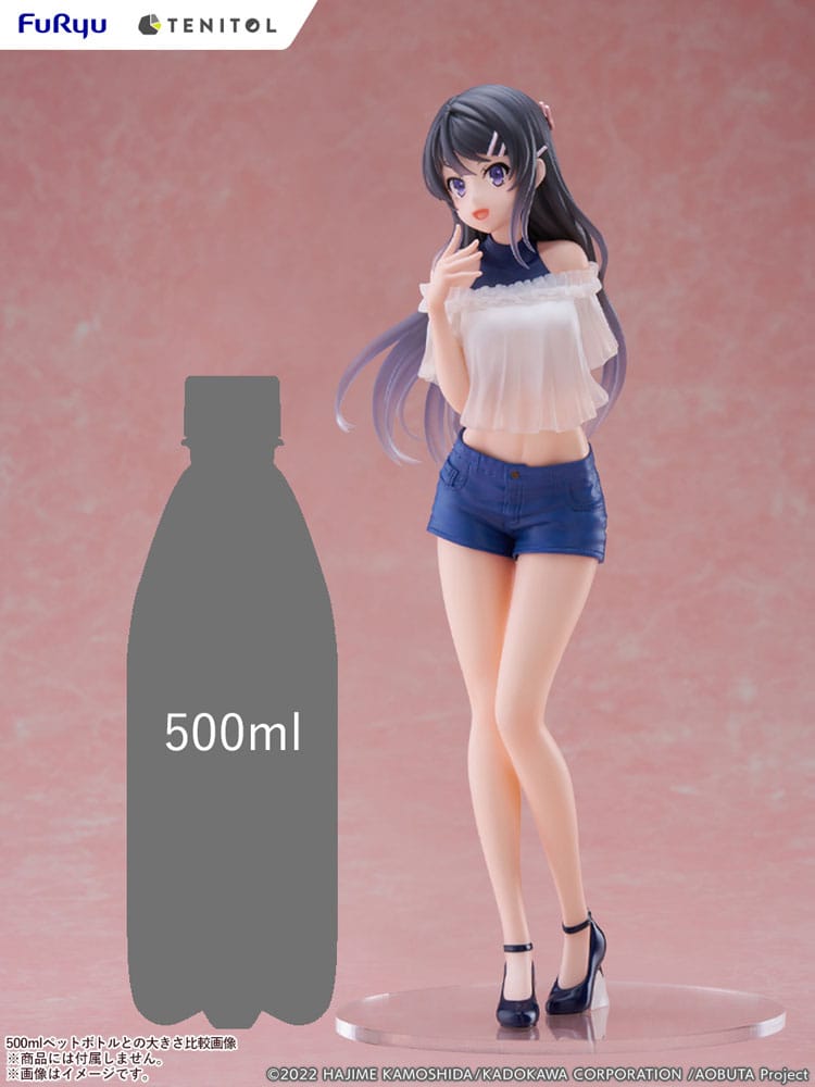 Rascal Does Not Dream of Bunny Girl Senpai Tenitol PVC Statue Mai Sakurajima 31 cm Image 11
