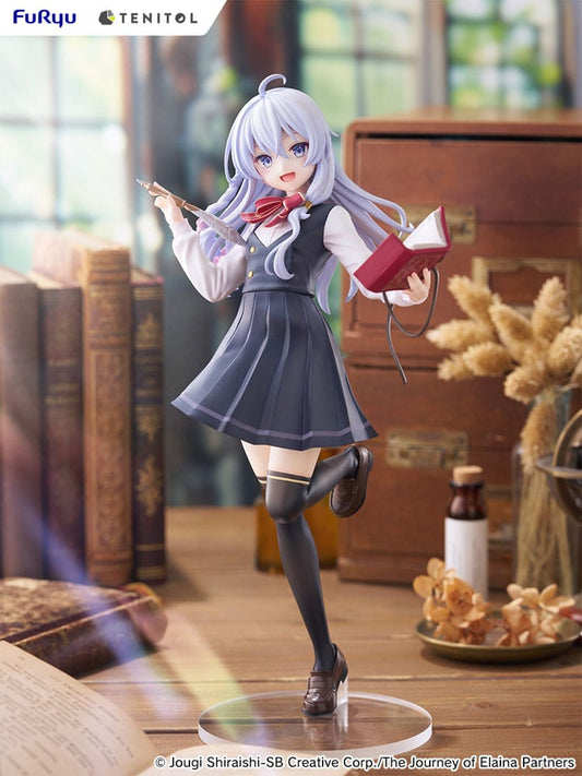 Wandering Witch: The Journey of Elaina Tenitol Tall PVC Statue Elaina School Uniform Ver. 29 cm Image 2