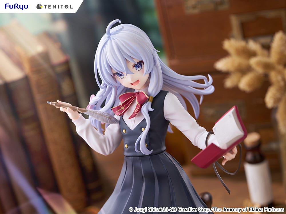 Wandering Witch: The Journey of Elaina Tenitol Tall PVC Statue Elaina School Uniform Ver. 29 cm Image 9
