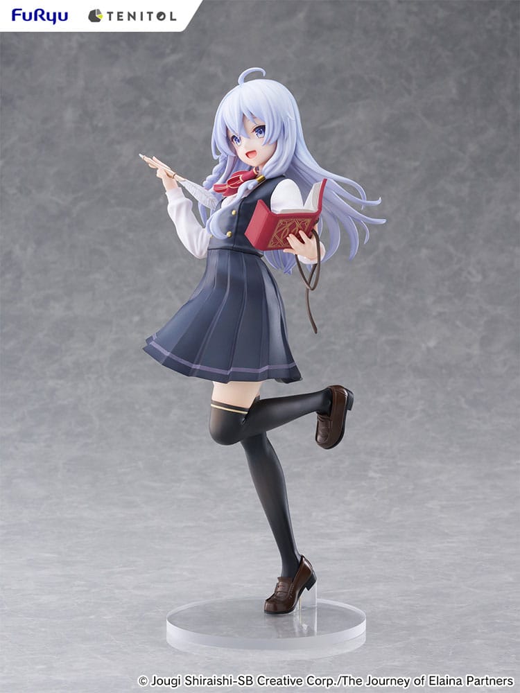 Wandering Witch: The Journey of Elaina Tenitol Tall PVC Statue Elaina School Uniform Ver. 29 cm Image 11