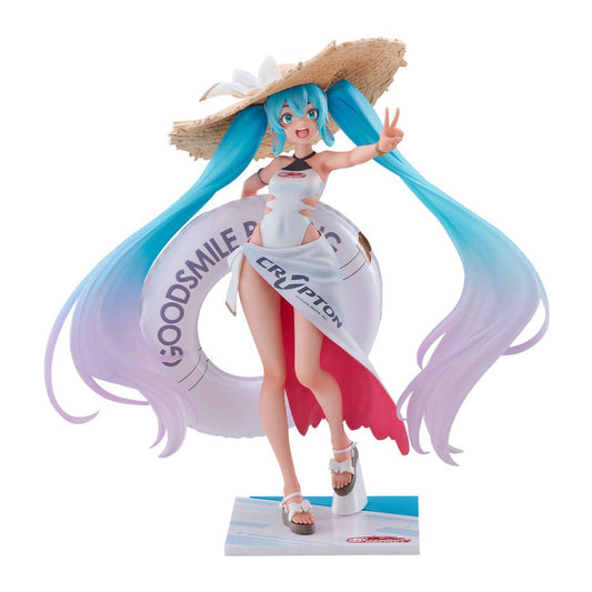 Hatsune Miku GT Project Tenitol PVC Statue Racing Miku 2024: Tropical Ver. 21 cm Image 1