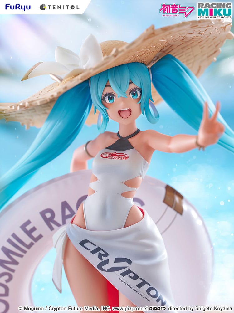 Hatsune Miku GT Project Tenitol PVC Statue Racing Miku 2024: Tropical Ver. 21 cm Image 6