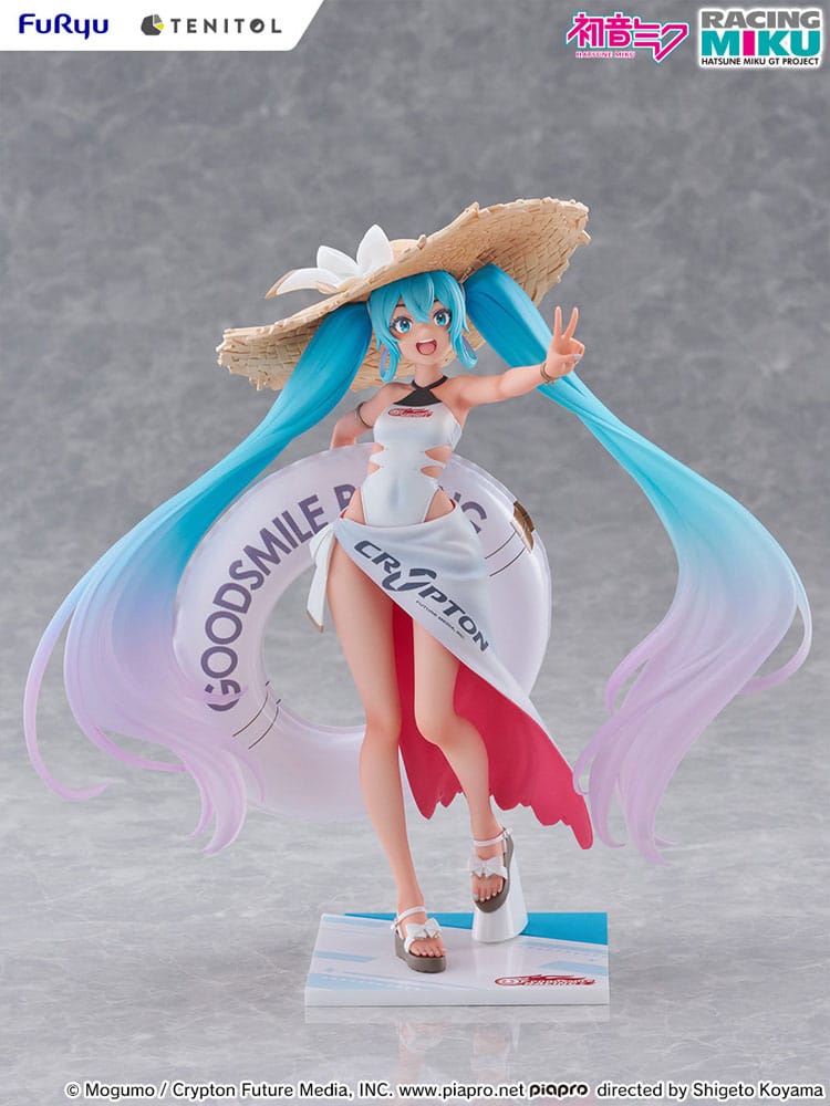 Hatsune Miku GT Project Tenitol PVC Statue Racing Miku 2024: Tropical Ver. 21 cm Image 10