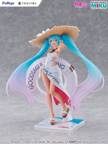 Hatsune Miku GT Project Tenitol PVC Statue Racing Miku 2024: Tropical Ver. 21 cm Image 11