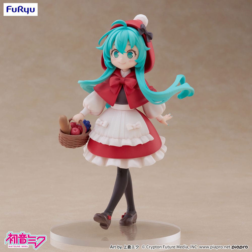 Hatsune Miku Desktop Fairy PVC Statue Hatsune Miku Little red riding hood Ver. 16 cm Image 1