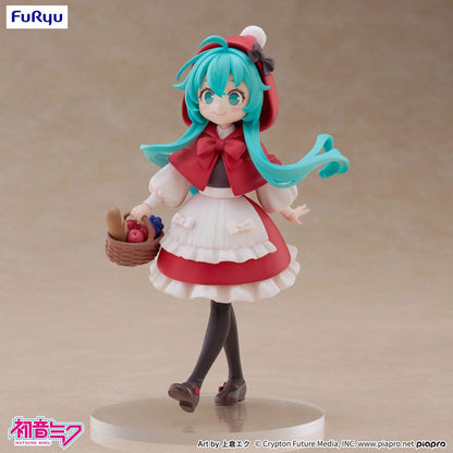 Hatsune Miku Desktop Fairy PVC Statue Hatsune Miku Little red riding hood Ver. 16 cm Image 1