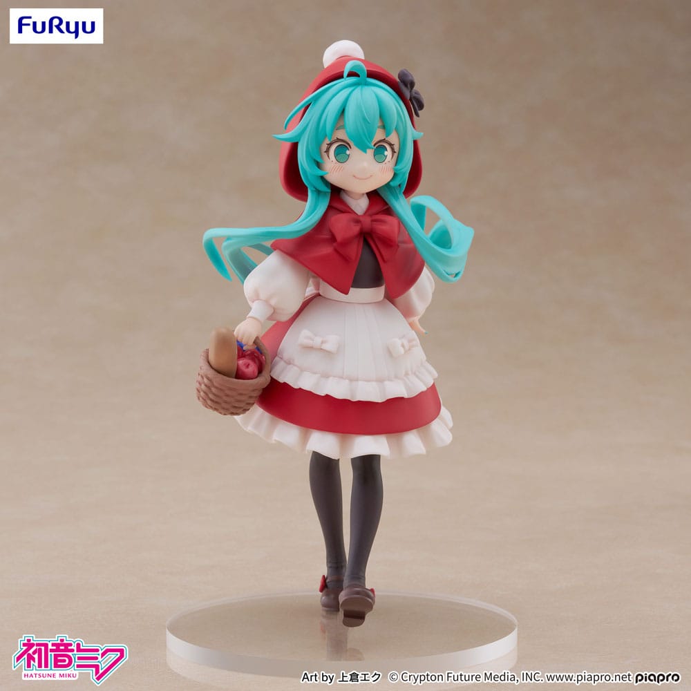 Hatsune Miku Desktop Fairy PVC Statue Hatsune Miku Little red riding hood Ver. 16 cm Image 3