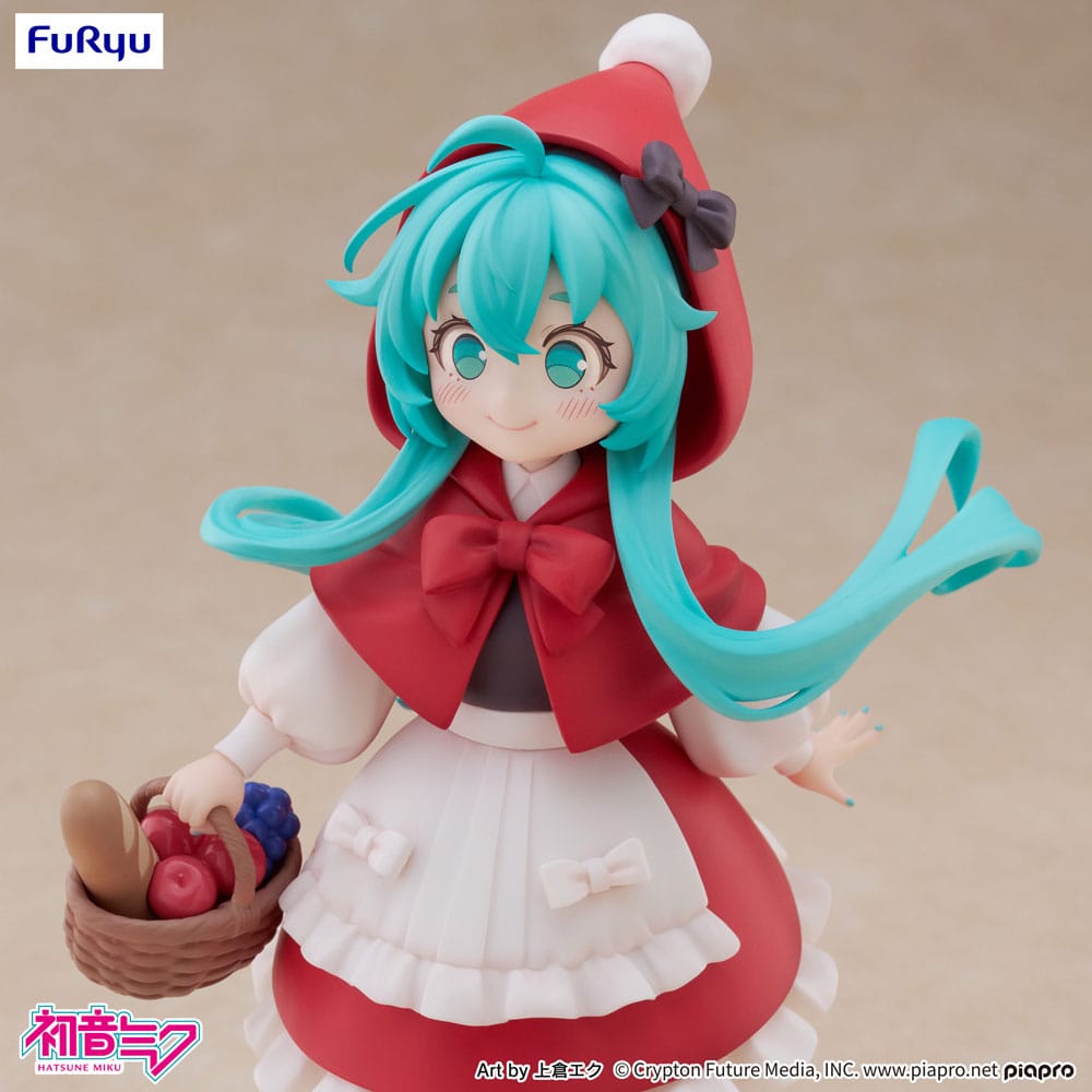 Hatsune Miku Desktop Fairy PVC Statue Hatsune Miku Little red riding hood Ver. 16 cm Image 4