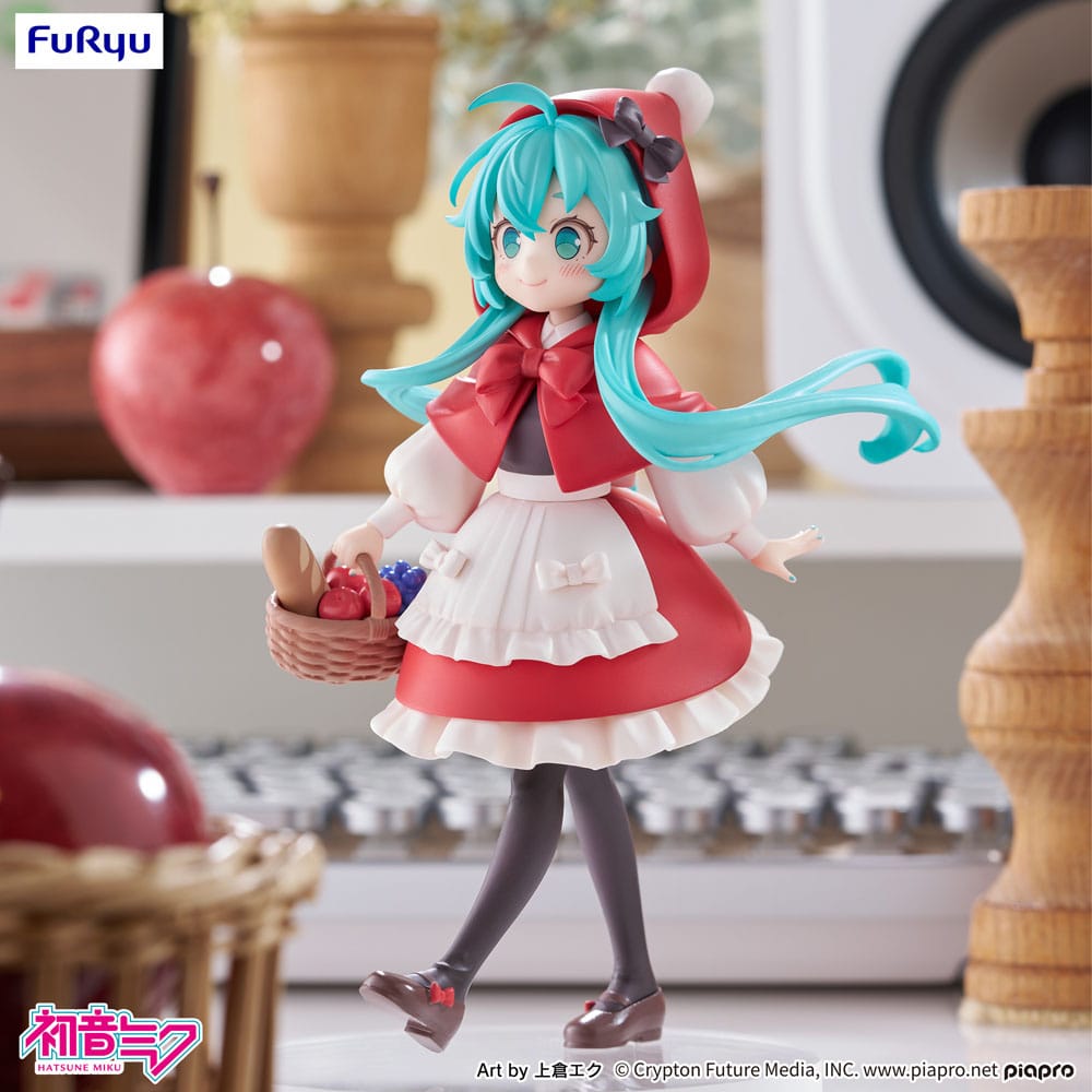 Hatsune Miku Desktop Fairy PVC Statue Hatsune Miku Little red riding hood Ver. 16 cm Image 7