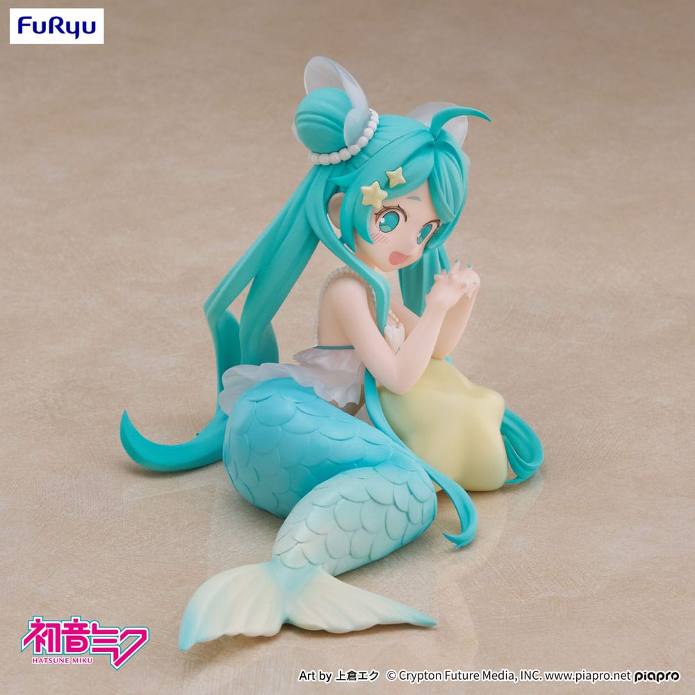Hatsune Miku Desktop Fairy PVC Statue Hatsune Miku Mermaid princess Ver. 9 cm Image 3