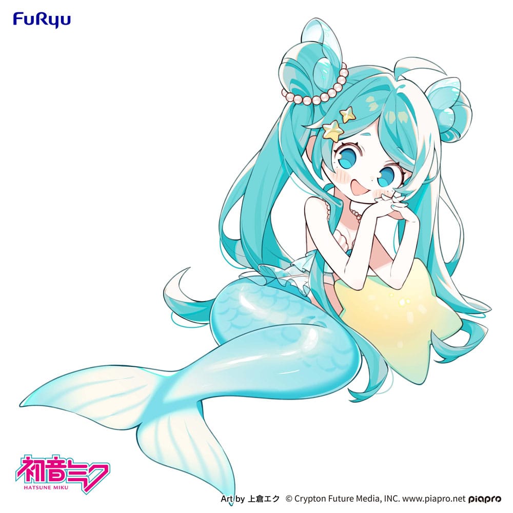 Hatsune Miku Desktop Fairy PVC Statue Hatsune Miku Mermaid princess Ver. 9 cm Image 6