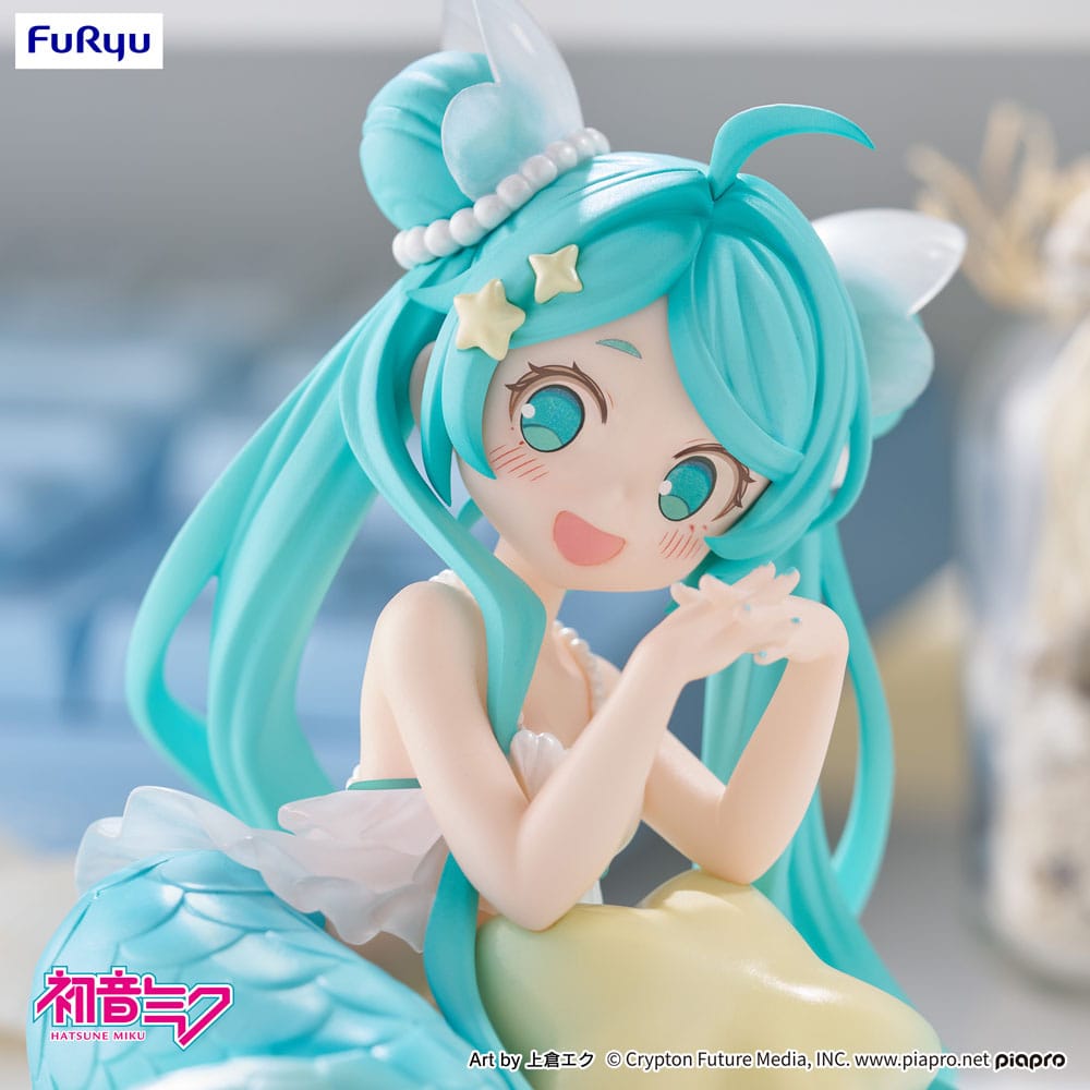 Hatsune Miku Desktop Fairy PVC Statue Hatsune Miku Mermaid princess Ver. 9 cm Image 7