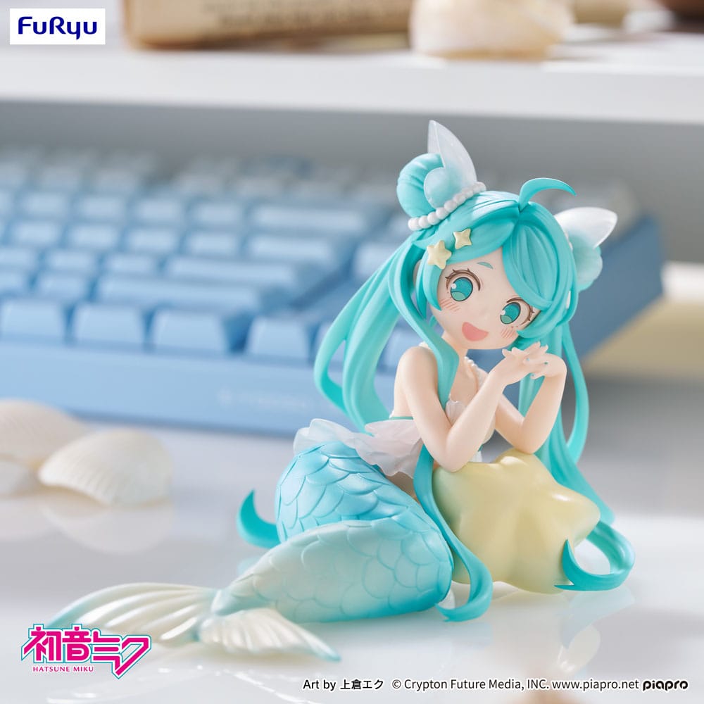 Hatsune Miku Desktop Fairy PVC Statue Hatsune Miku Mermaid princess Ver. 9 cm Image 8