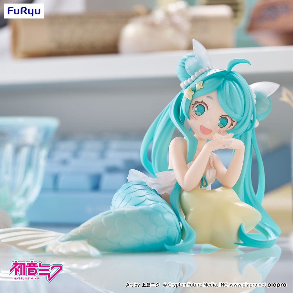 Hatsune Miku Desktop Fairy PVC Statue Hatsune Miku Mermaid princess Ver. 9 cm Image 9
