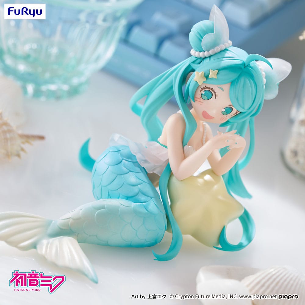 Hatsune Miku Desktop Fairy PVC Statue Hatsune Miku Mermaid princess Ver. 9 cm Image 10