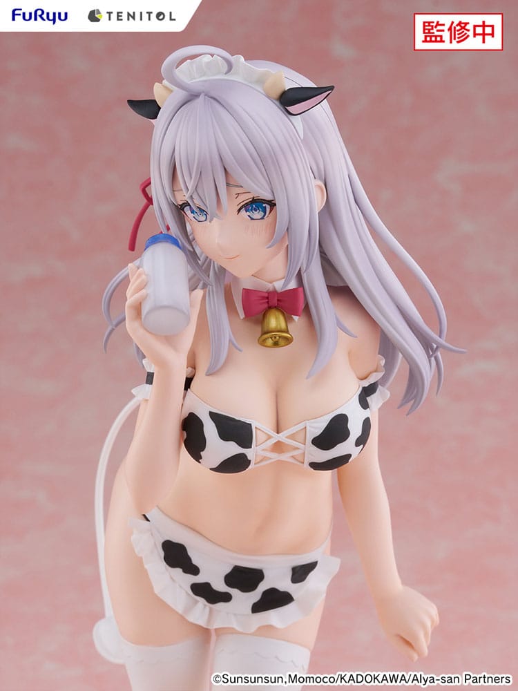 Alya Sometimes Hides Her Feelings in Russian Tenitol Tall PVC Statue Alya Cow Costume Ver. 29 cm Image 5