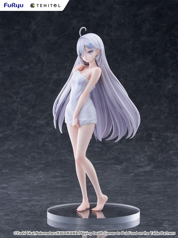 Playing Death Games to Put Food on the Table Light Novel PVC Statue Yuki Golden Bath Ver. 30 cm Image 2