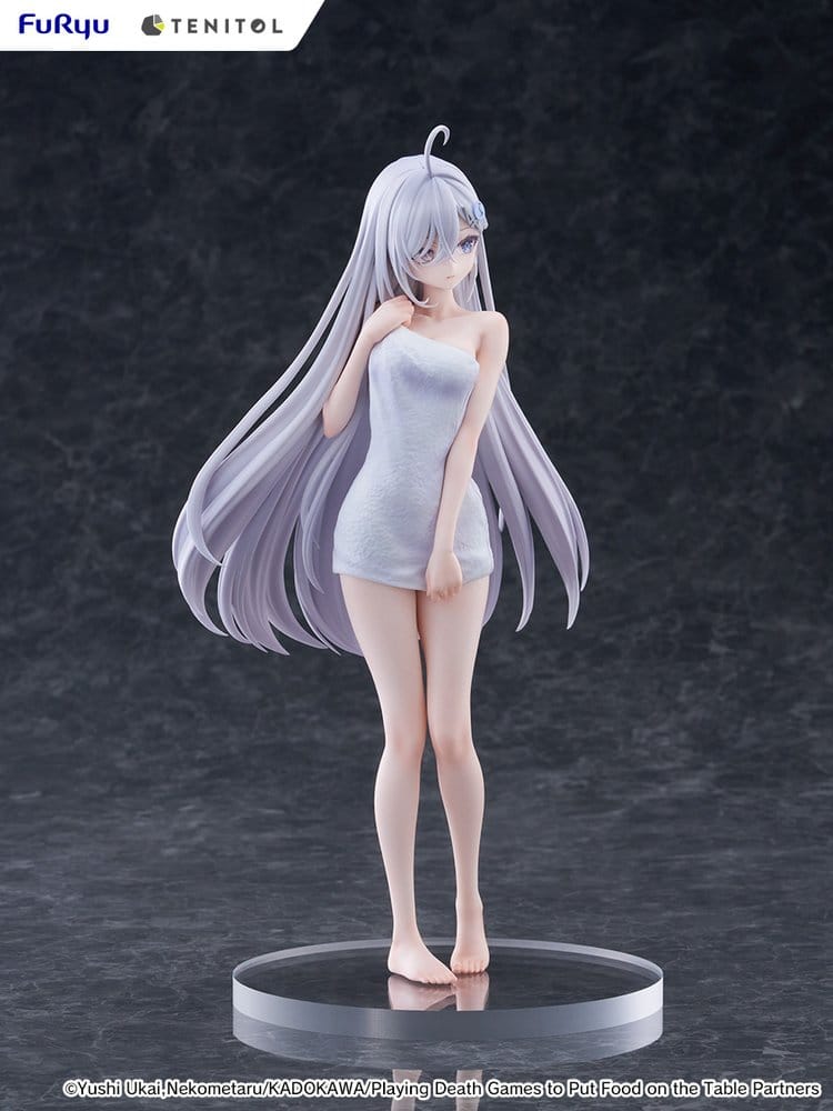 Playing Death Games to Put Food on the Table Light Novel PVC Statue Yuki Golden Bath Ver. 30 cm Image 4