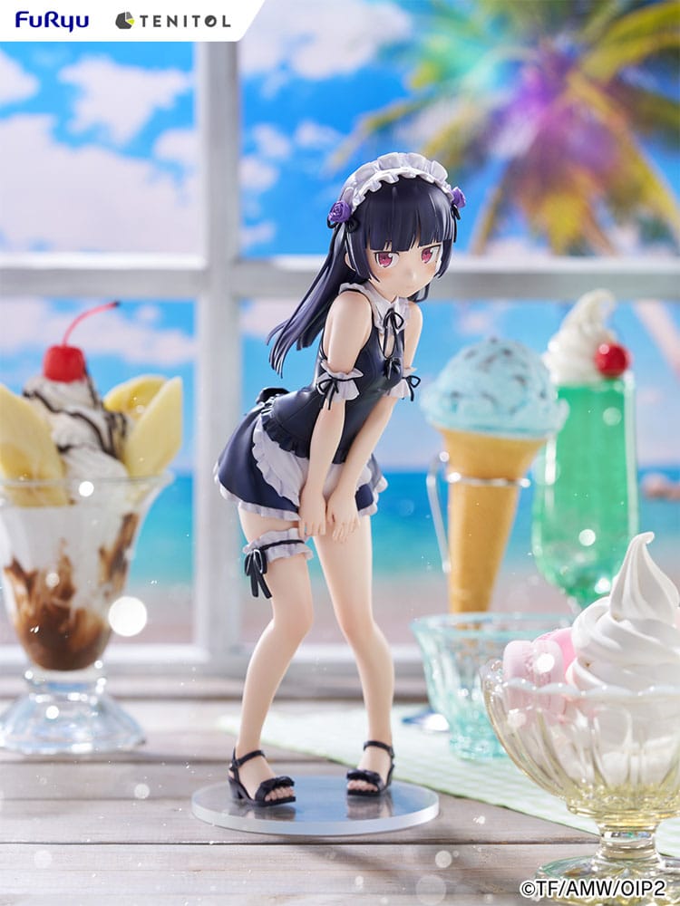 Ore no Imouto ga Konna ni Kawaii Wake ga Nai. Tenitol Tall PVC Statue Kuroneko swimsuits maid Ver. 27 cm Image 2