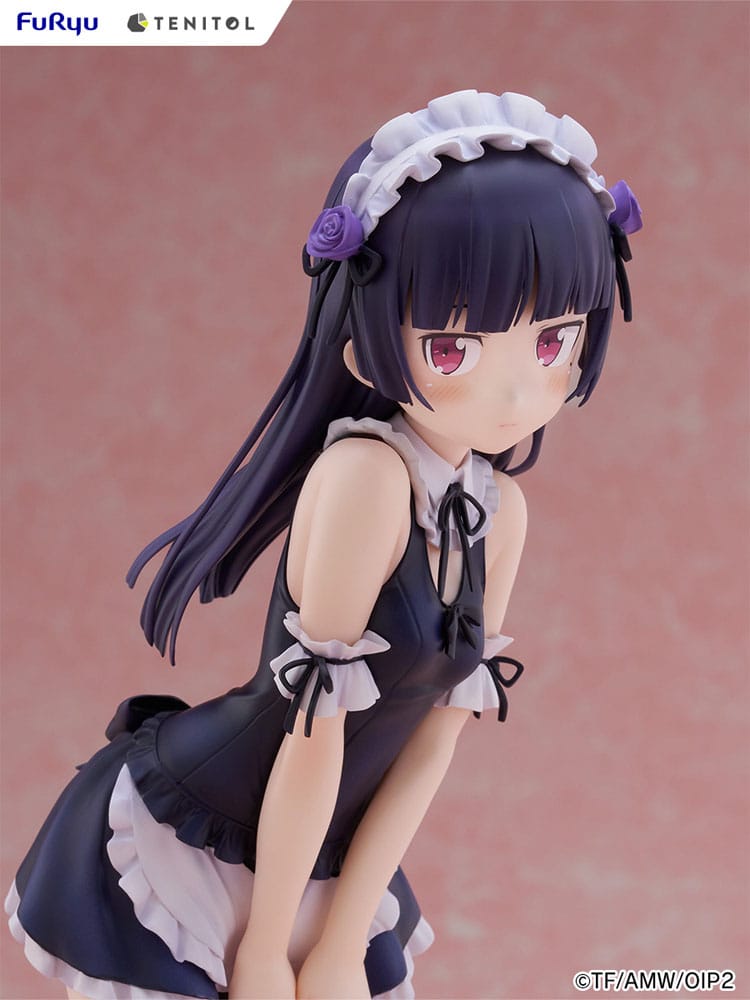 Ore no Imouto ga Konna ni Kawaii Wake ga Nai. Tenitol Tall PVC Statue Kuroneko swimsuits maid Ver. 27 cm Image 7