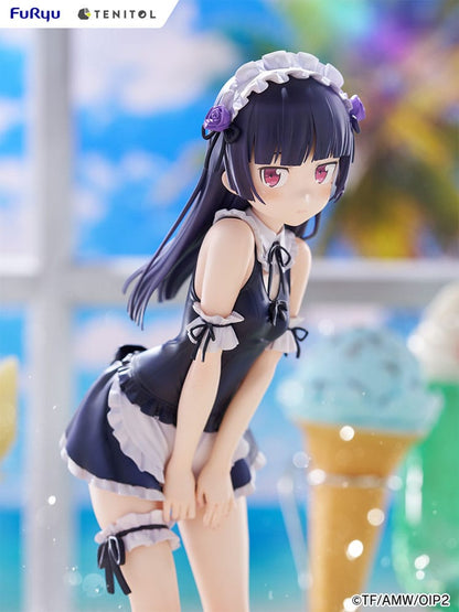 Ore no Imouto ga Konna ni Kawaii Wake ga Nai. Tenitol Tall PVC Statue Kuroneko swimsuits maid Ver. 27 cm Image 10
