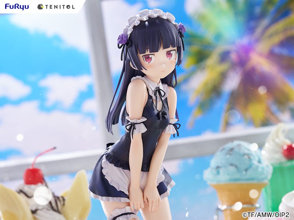 Ore no Imouto ga Konna ni Kawaii Wake ga Nai. Tenitol Tall PVC Statue Kuroneko swimsuits maid Ver. 27 cm Image 13