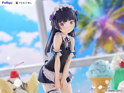 Ore no Imouto ga Konna ni Kawaii Wake ga Nai. Tenitol Tall PVC Statue Kuroneko swimsuits maid Ver. 27 cm Image 13