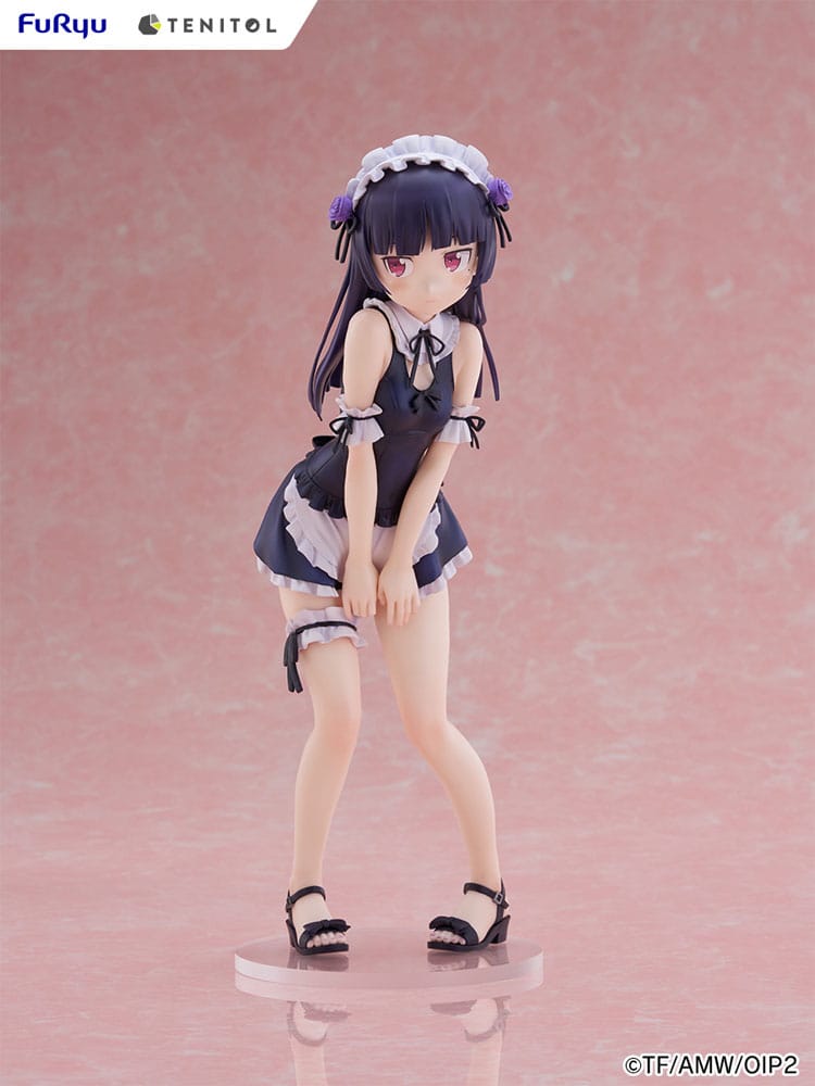 Ore no Imouto ga Konna ni Kawaii Wake ga Nai. Tenitol Tall PVC Statue Kuroneko swimsuits maid Ver. 27 cm Image 15