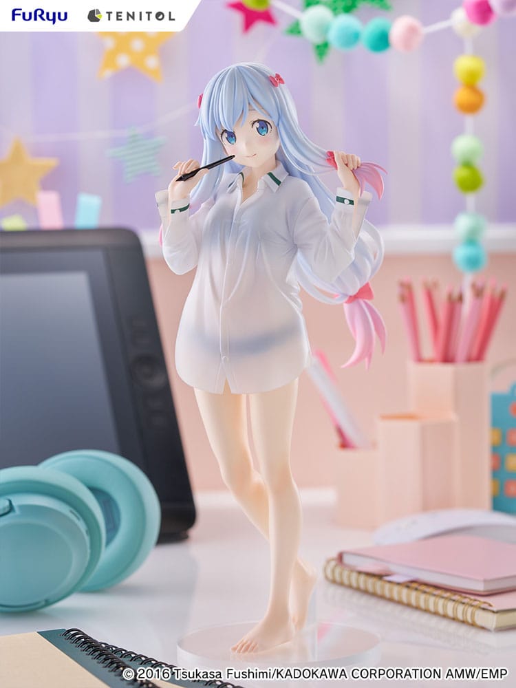 Eromanga Sensei Tenitol Tall PVC Statue Sagiri Izumi Shirts Ver. 30 cm Image 2