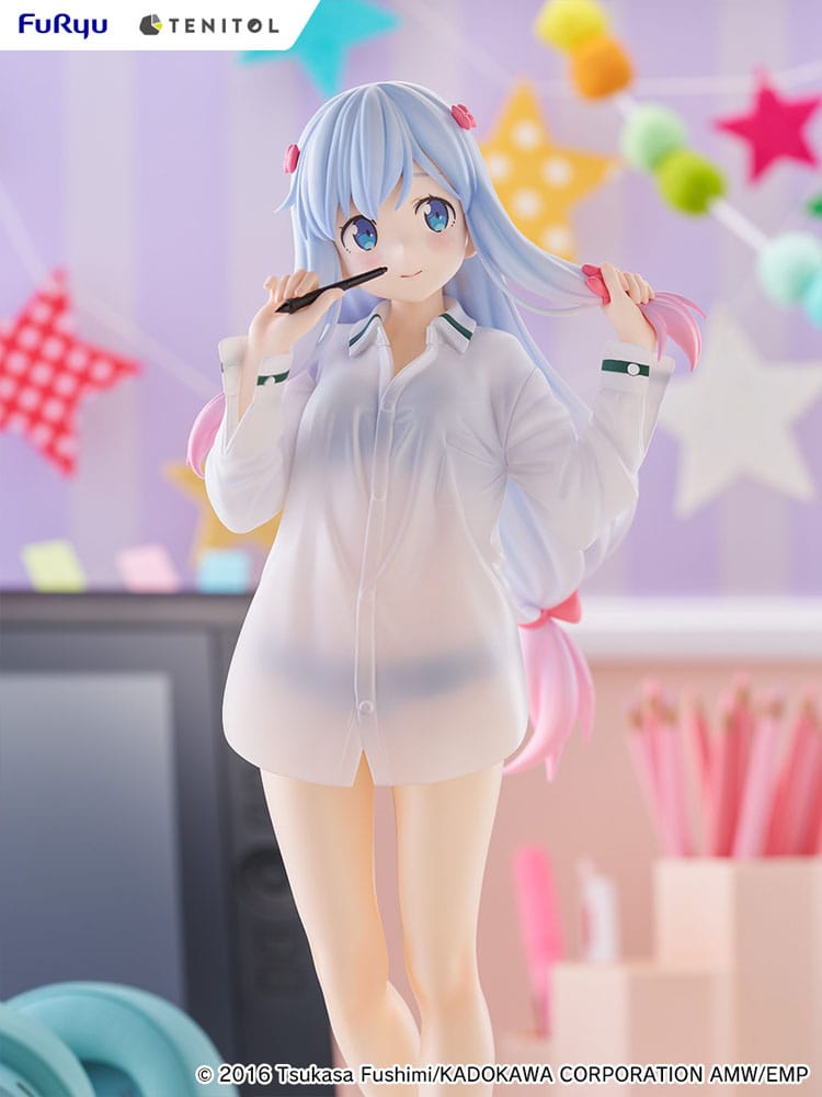 Eromanga Sensei Tenitol Tall PVC Statue Sagiri Izumi Shirts Ver. 30 cm Image 11