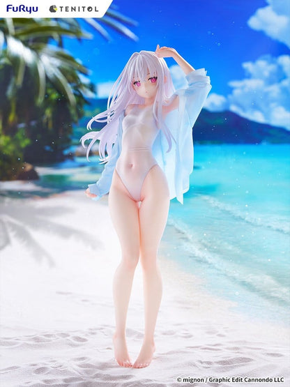 Mignon Works Tenitol Tall PVC Figur Shiro Swimsuit Ver. 30 cm Image 2