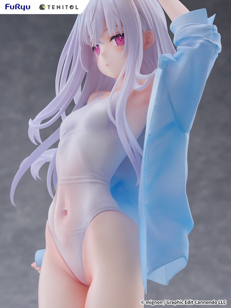 Mignon Works Tenitol Tall PVC Figur Shiro Swimsuit Ver. 30 cm Image 9