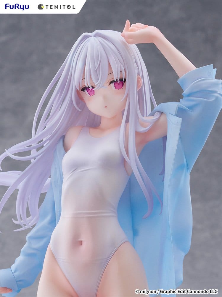 Mignon Works Tenitol Tall PVC Figur Shiro Swimsuit Ver. 30 cm Image 10