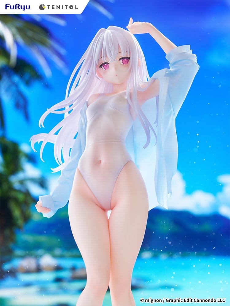 Mignon Works Tenitol Tall PVC Figur Shiro Swimsuit Ver. 30 cm Image 11