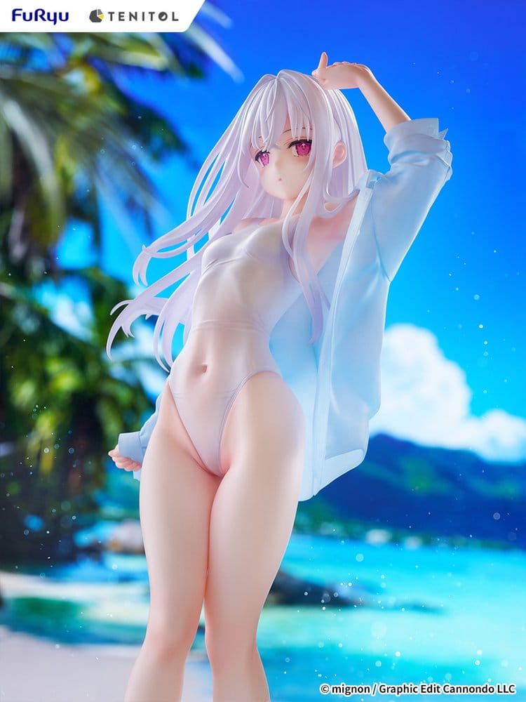 Mignon Works Tenitol Tall PVC Figur Shiro Swimsuit Ver. 30 cm Image 12