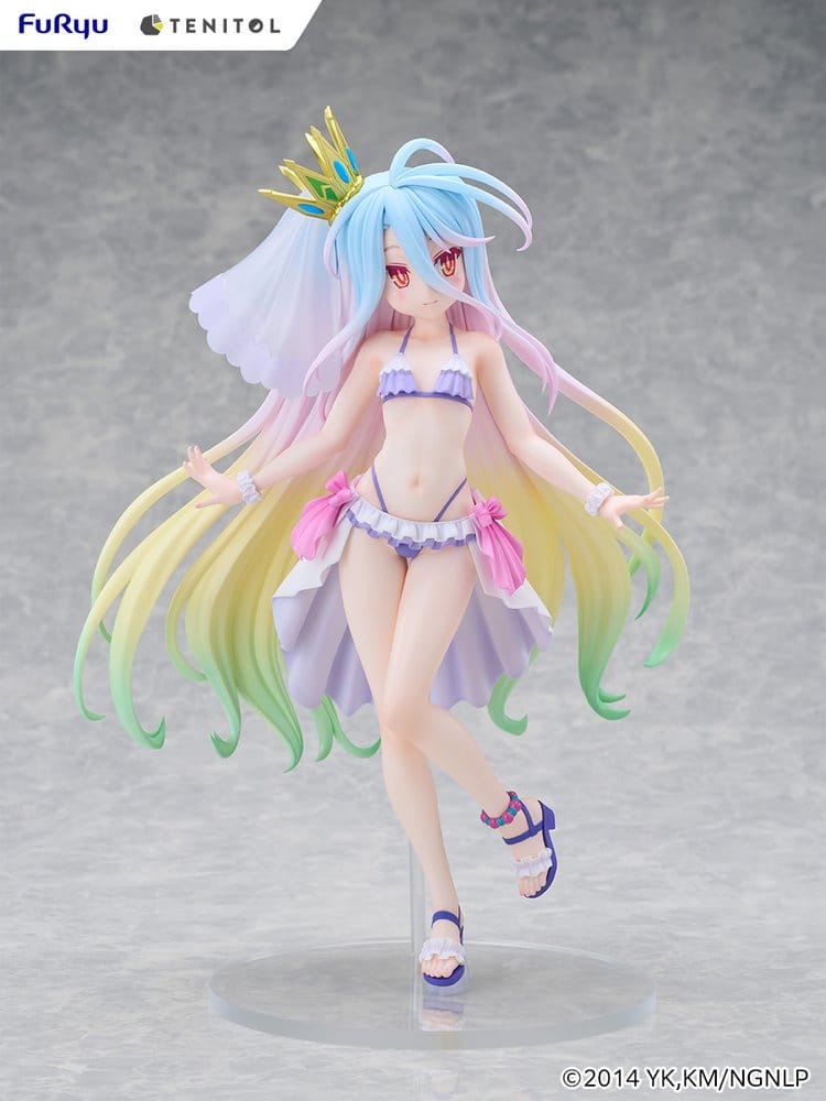 No Game No Life Tenitol Tall PVC Figur Shiro swimwear dress Ver. 29 cm Image 4