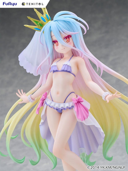 No Game No Life Tenitol Tall PVC Figur Shiro swimwear dress Ver. 29 cm Image 5