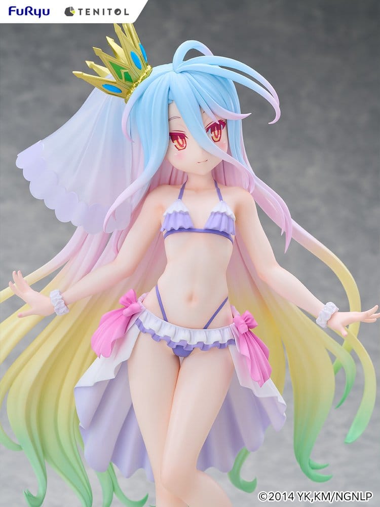 No Game No Life Tenitol Tall PVC Figur Shiro swimwear dress Ver. 29 cm Image 6