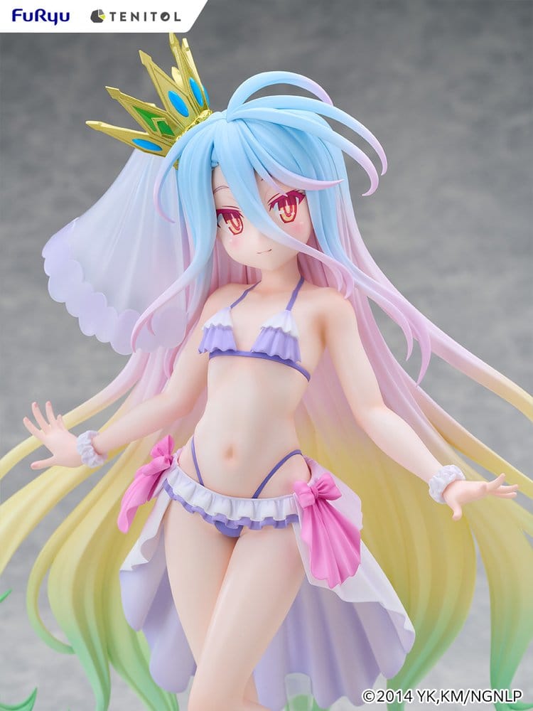 No Game No Life Tenitol Tall PVC Figur Shiro swimwear dress Ver. 29 cm Image 7