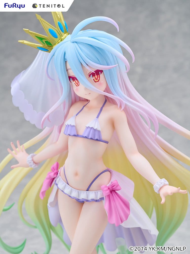 No Game No Life Tenitol Tall PVC Figur Shiro swimwear dress Ver. 29 cm Image 8