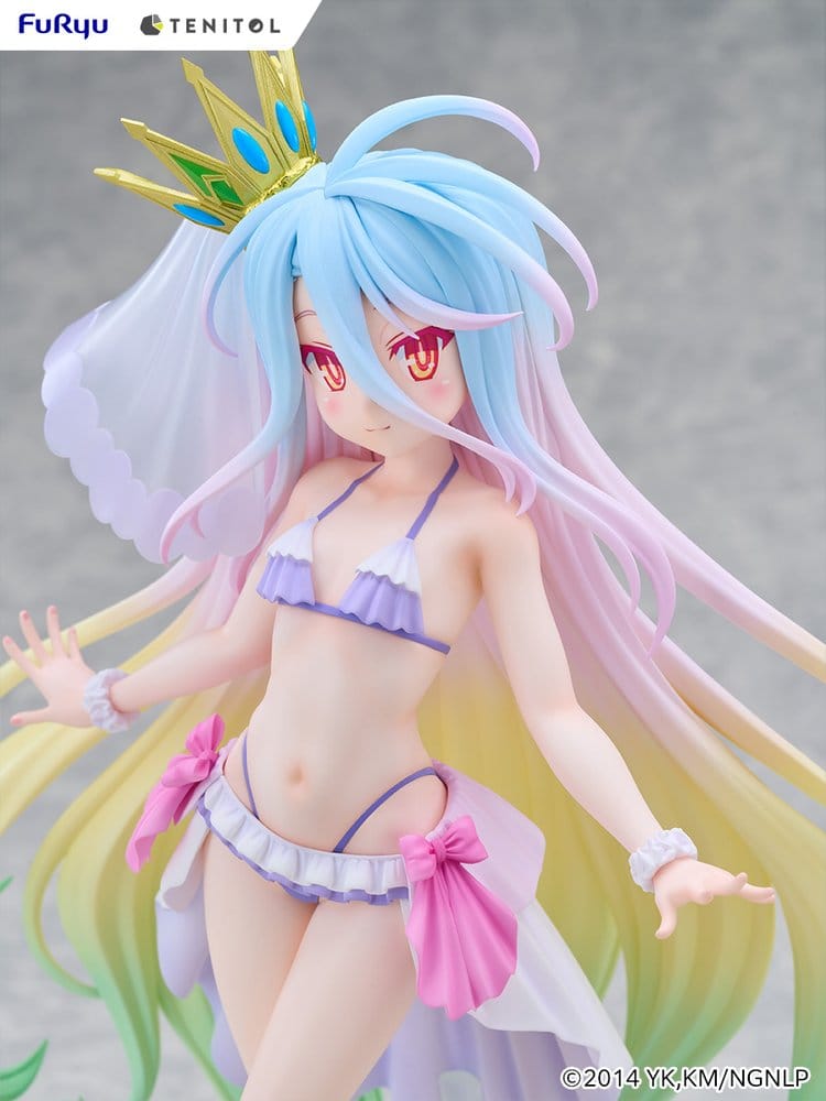 No Game No Life Tenitol Tall PVC Figur Shiro swimwear dress Ver. 29 cm Image 9