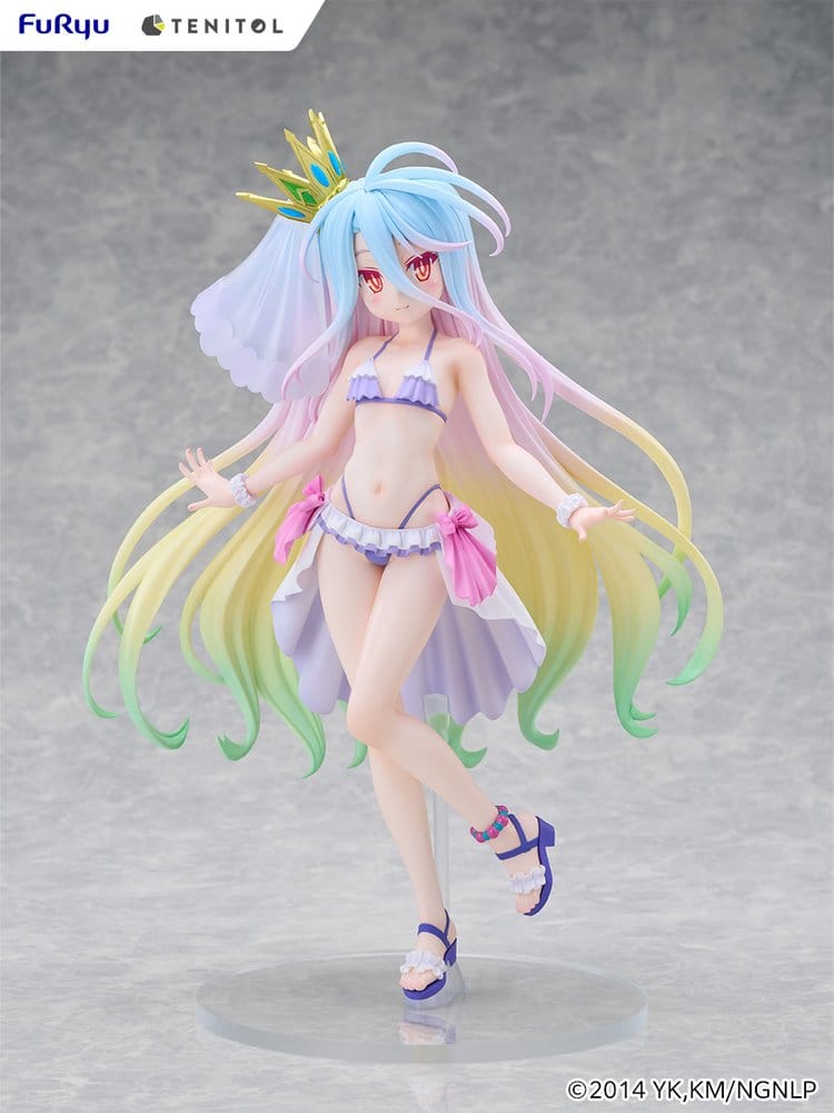 No Game No Life Tenitol Tall PVC Figur Shiro swimwear dress Ver. 29 cm Image 10