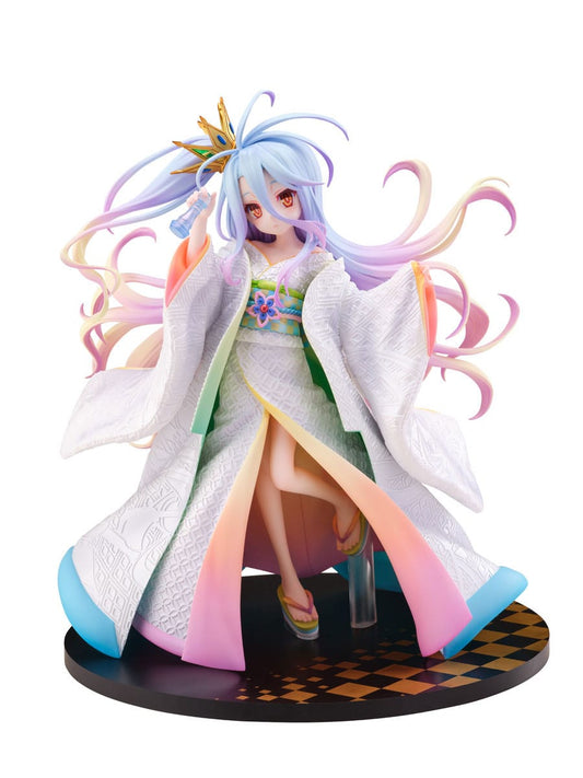 No Game no Life PVC Statue 1/7 Shiro -Shiromuku- 23 cm Image 1