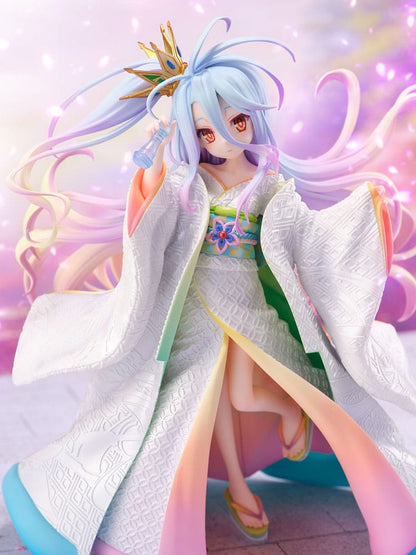 No Game no Life PVC Statue 1/7 Shiro -Shiromuku- 23 cm Image 3