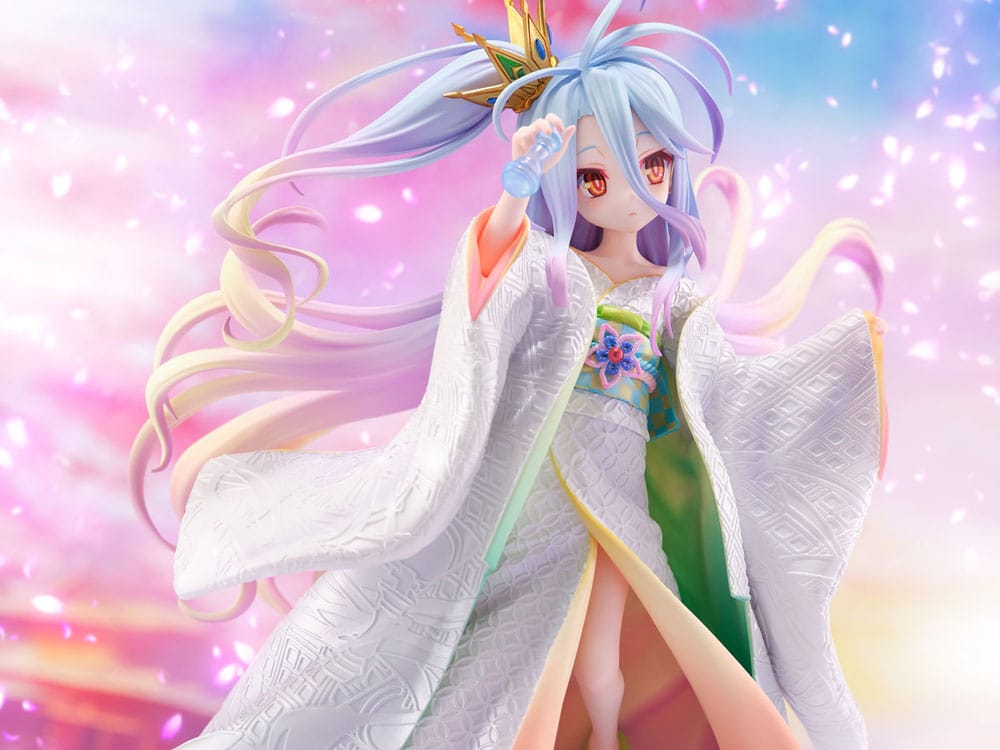 No Game no Life PVC Statue 1/7 Shiro -Shiromuku- 23 cm Image 5