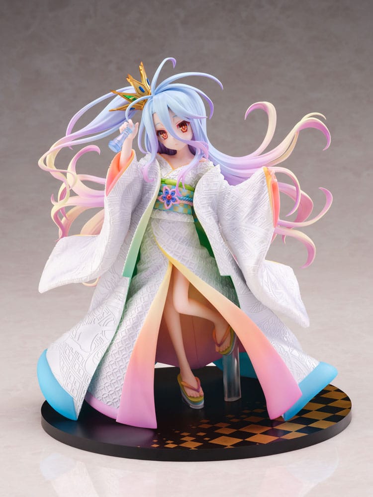 No Game no Life PVC Statue 1/7 Shiro -Shiromuku- 23 cm Image 6