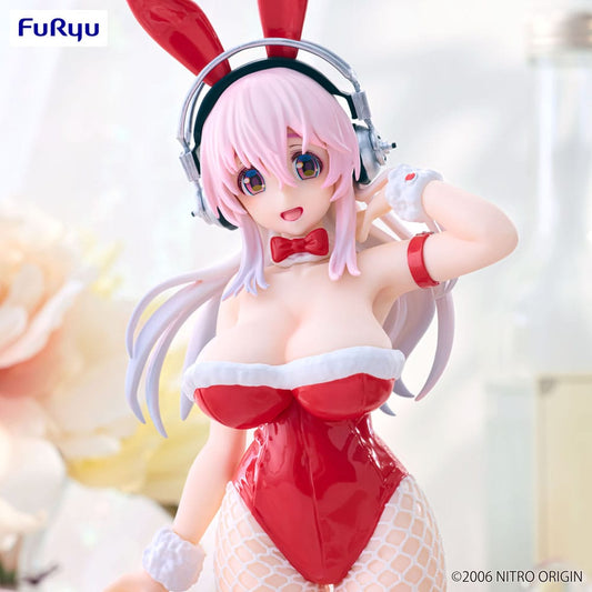 Super Sonico BiCute Bunnies PVC Statue Red Color Ver. 30 cm Image 2