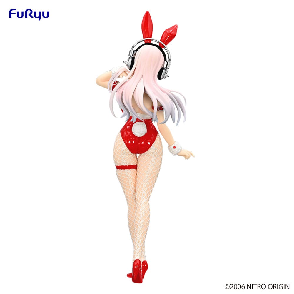Super Sonico BiCute Bunnies PVC Statue Red Color Ver. 30 cm Image 3