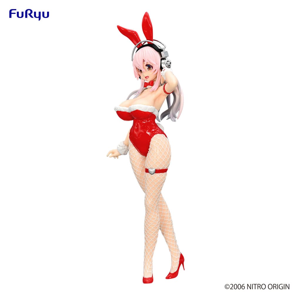 Super Sonico BiCute Bunnies PVC Statue Red Color Ver. 30 cm Image 6